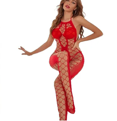 Sexy Women's Bodystocking - Transparent Fishnet Lingerie