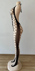 Sexy Women's Bodystocking - Transparent Fishnet Lingerie