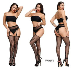 Women's Nylon Fishnet Tights: Mesh Party Leggings